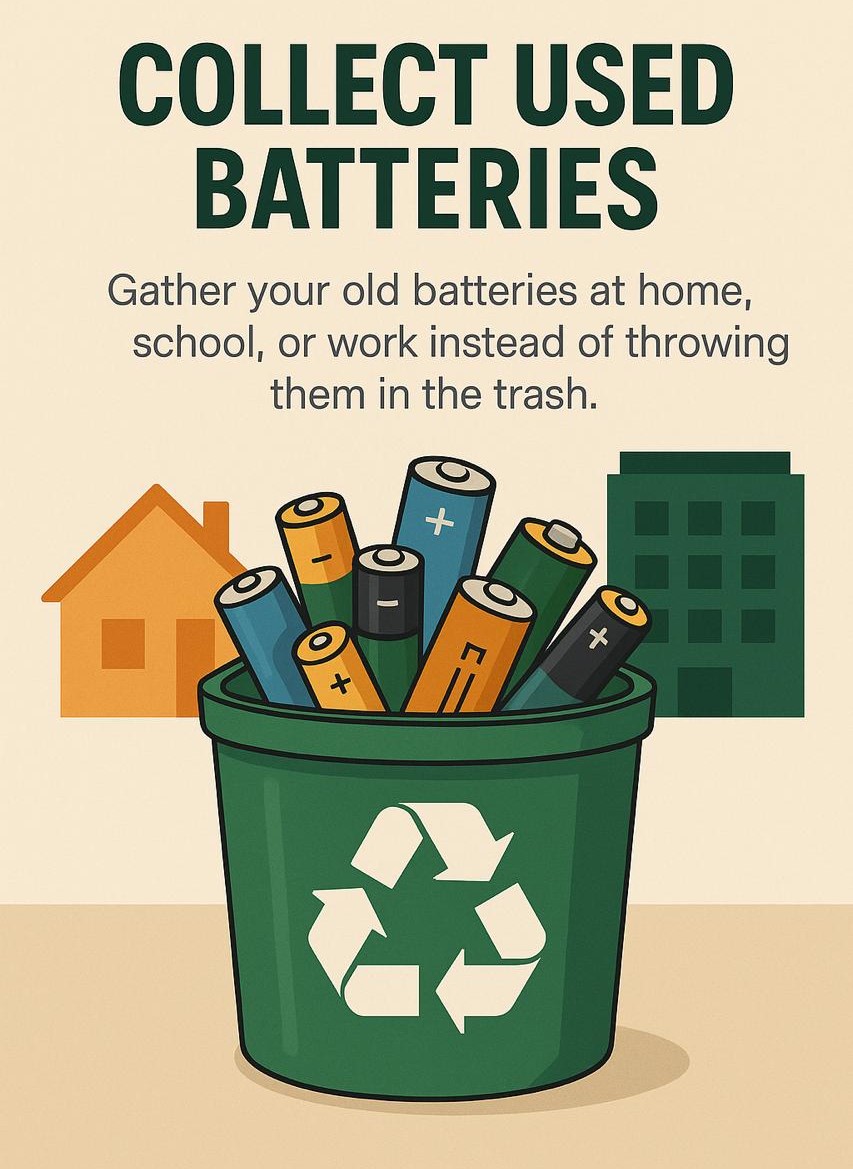 Collect Used Batteries